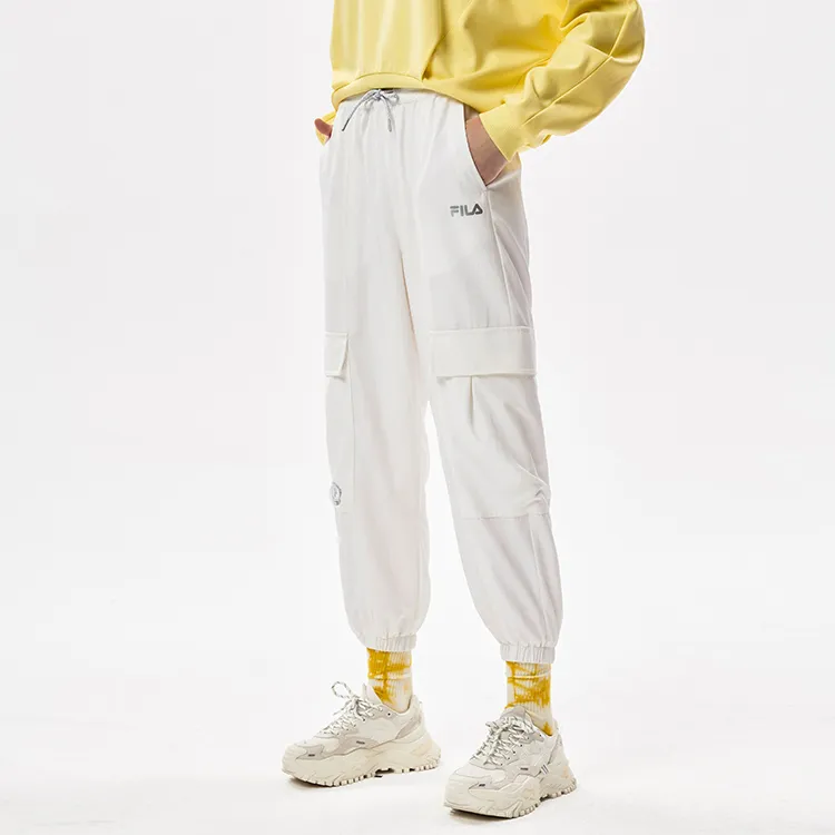 FILA FUSION Cargo Pants Women's Standard White-4
