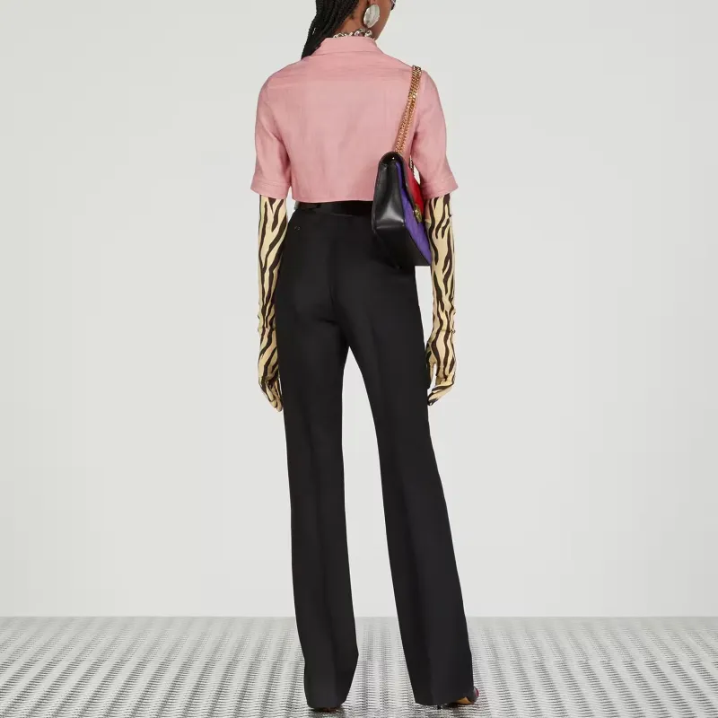 GUCCI Crop Tops Women's Pink-1