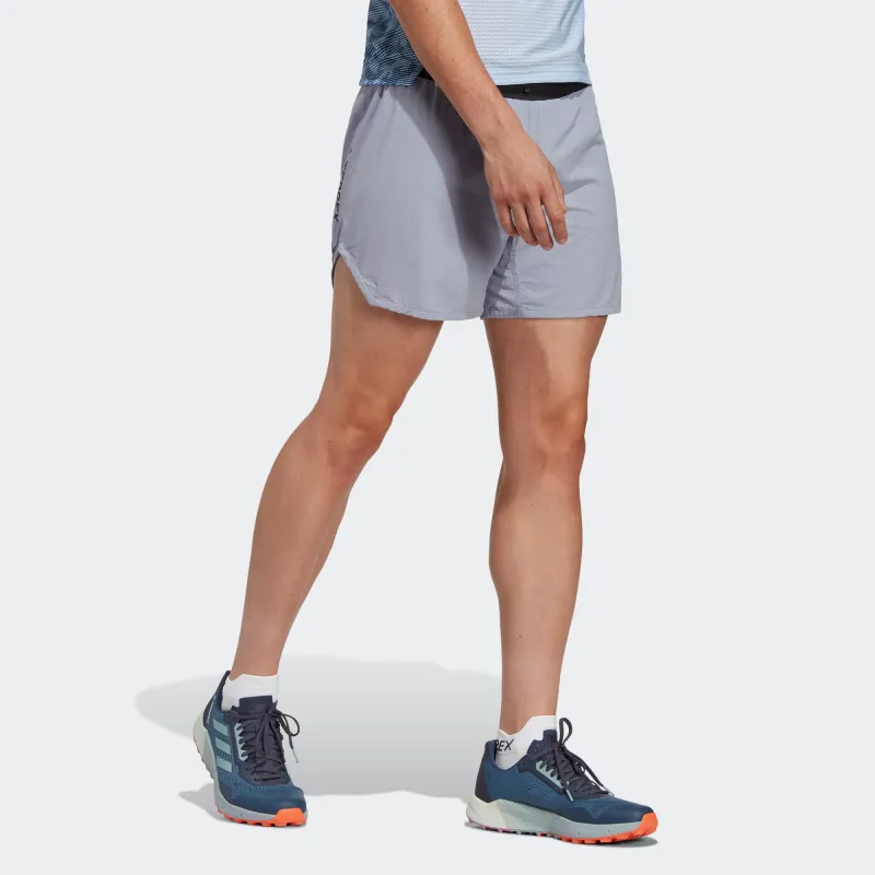 Adidas Sports Shorts Men Silver Gray Violet-1