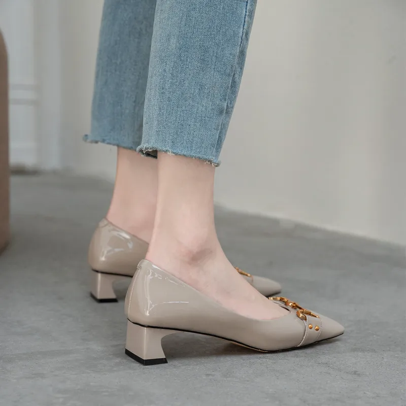 CAMEIDO High Heels Women's Nude-3