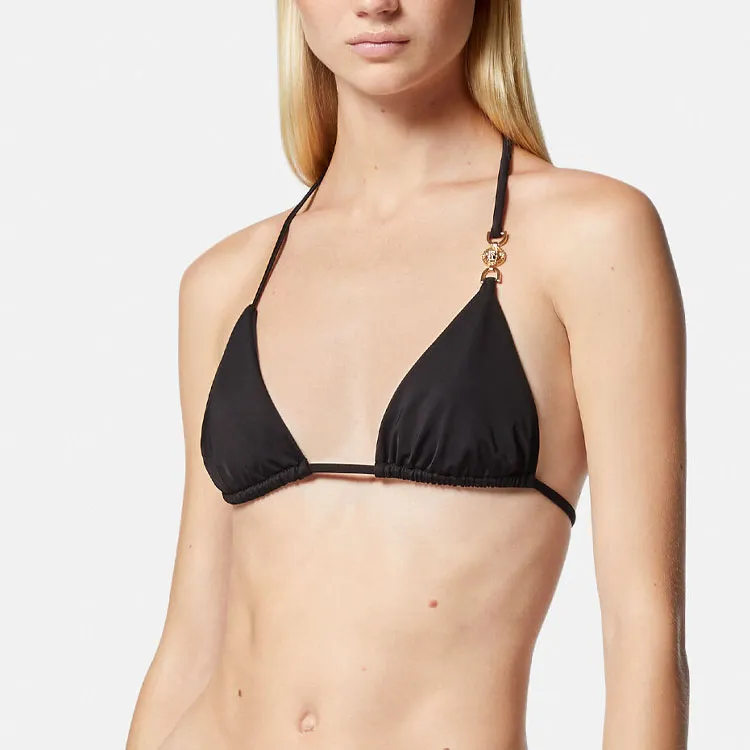 VERSACE Medusa Plaque Bikini Top-1