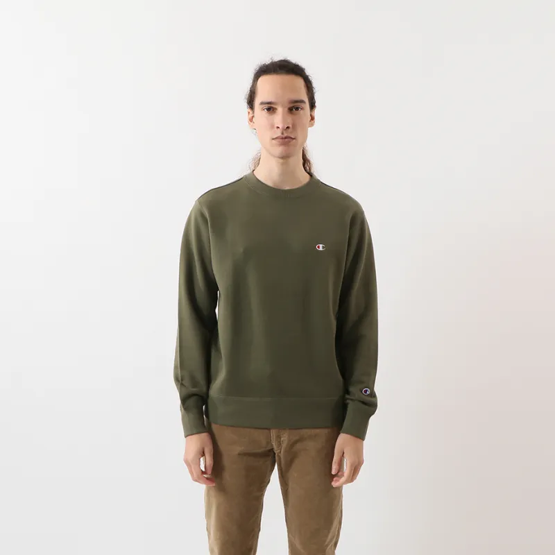 Champion Sweatshirts Unisex Army Green-2