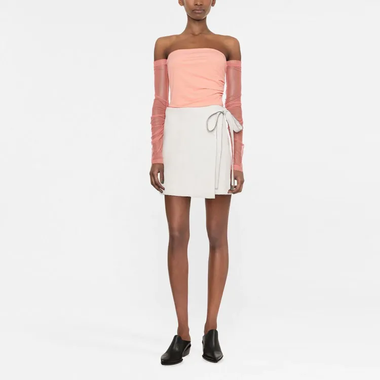 Helmut Lang Sheer Off Shoulder Top-1