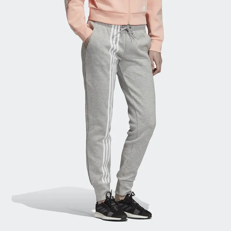 Adidas Knitted Sweatpants Women's Gray-3