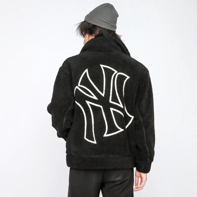 MLB New York Yankees Velvet Jackets Unisex Black-6