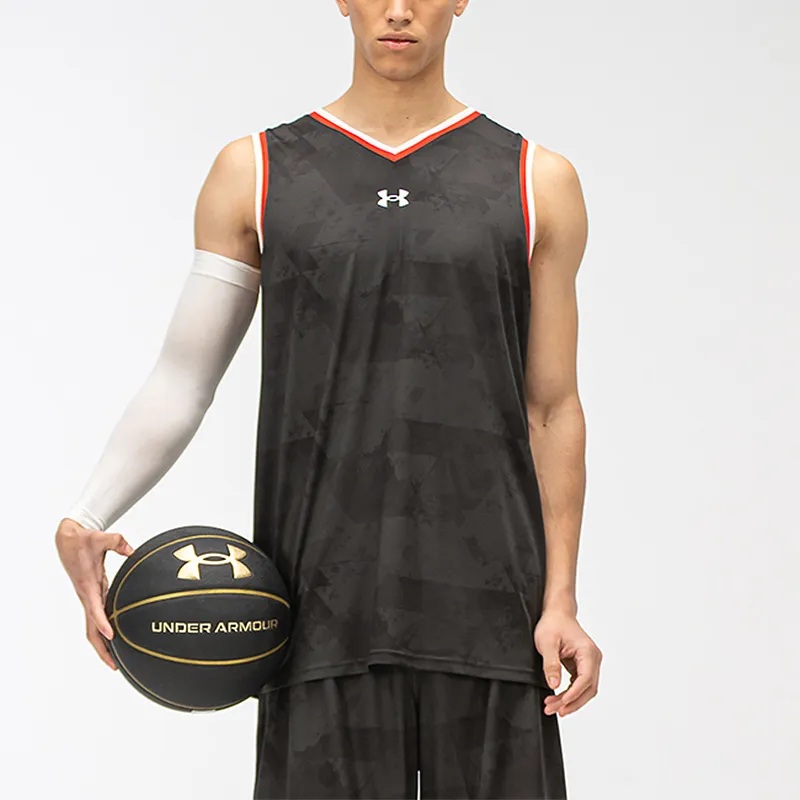 Under Armour Basketball Jerseys Men Black-3