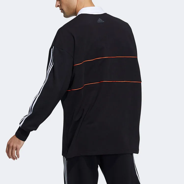 Adidas Polo Shirts Men Black-2