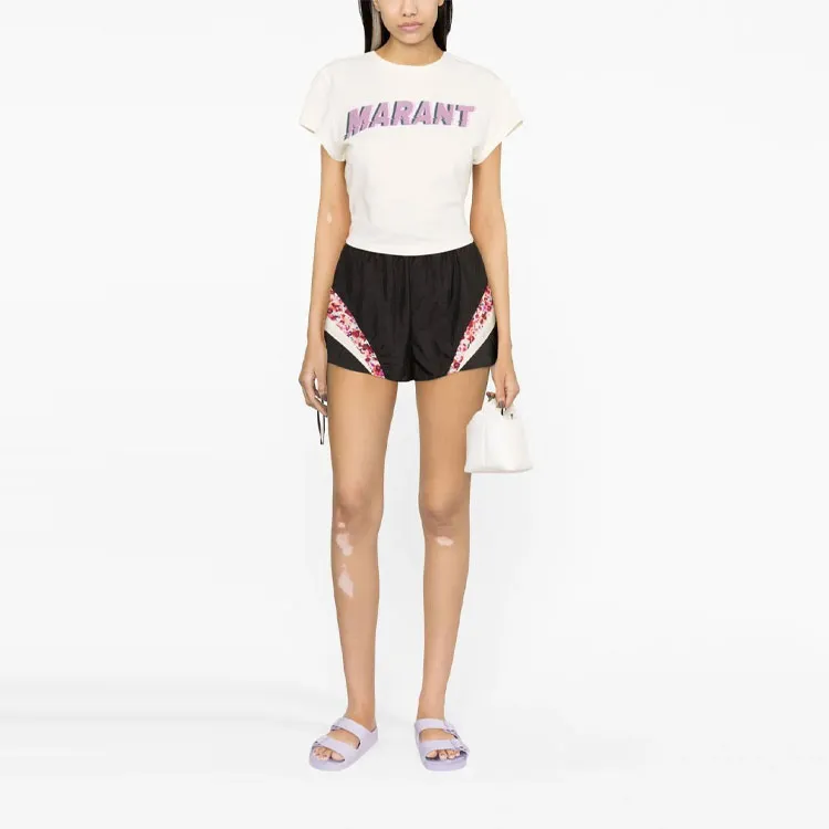ISABEL MARANT ETOILE Crop Tops Women's Ecru-1