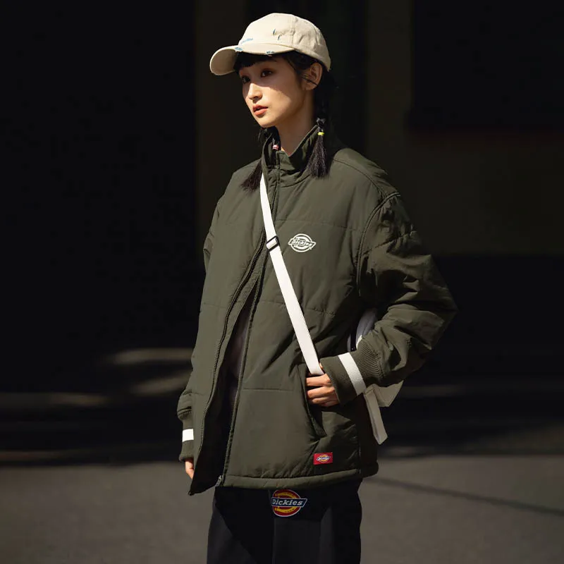Dickies Puffer Jackets Unisex Army Green-6