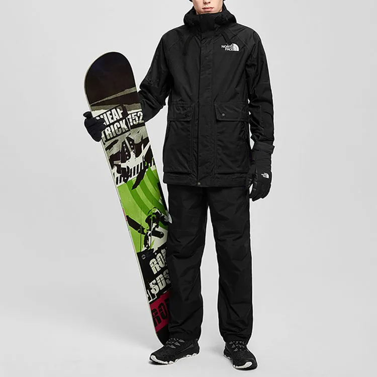 THE NORTH FACE City Outdoor Collection Waterproof And Windproof Windbreaker Jacket Men's Black-3