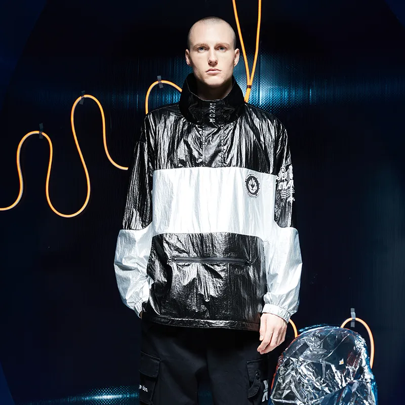 Clubxxhh Jackets Coats Unisex Black Silver-2