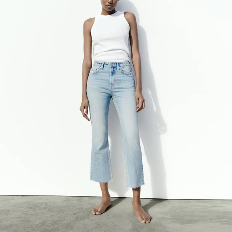 ZARA Jeans Women's Light Blue-2