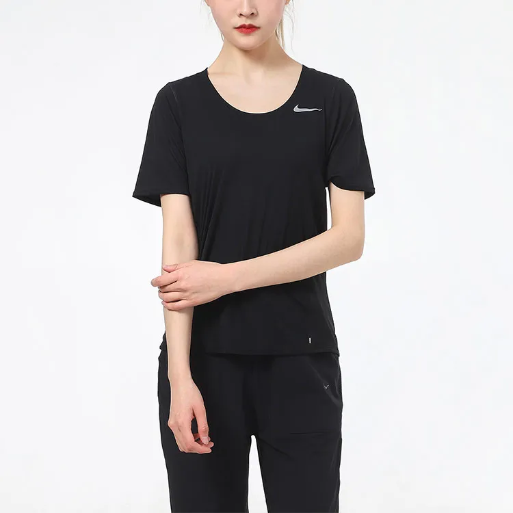 Nike Set in Sleeve T Shirt Women's Black-3