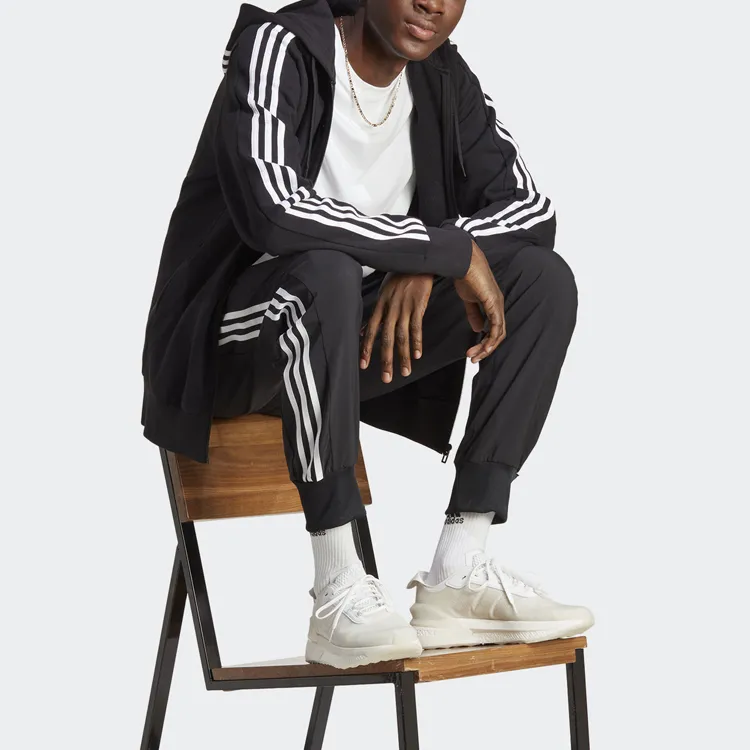 Adidas Knitted Sweatpants Men's Black-3