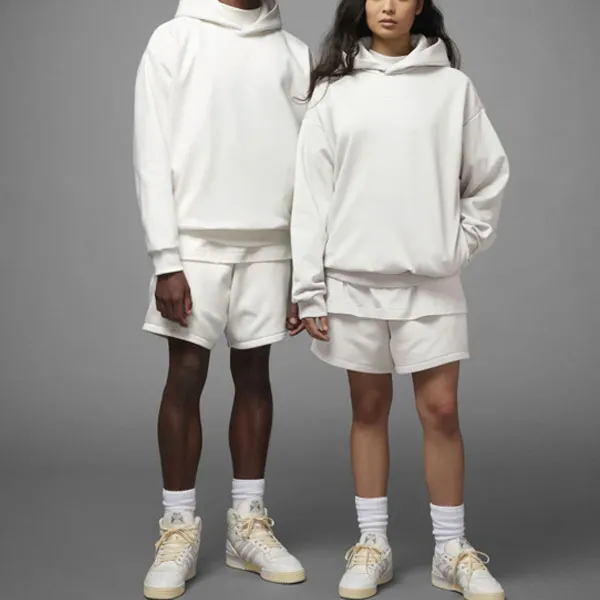 Adidas Sweatshirts Unisex White-3