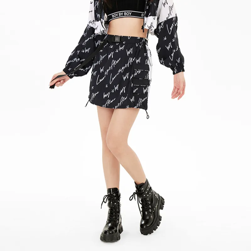BOY BY BOY Casual Short Skirts Women's Black-3
