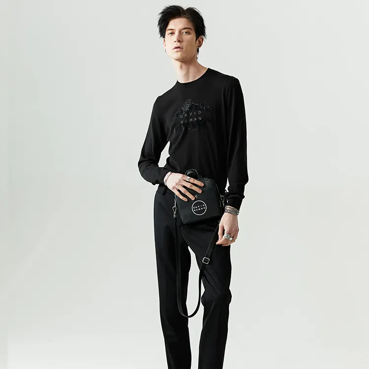 DAVID NAMAN Sweaters Men Black-2