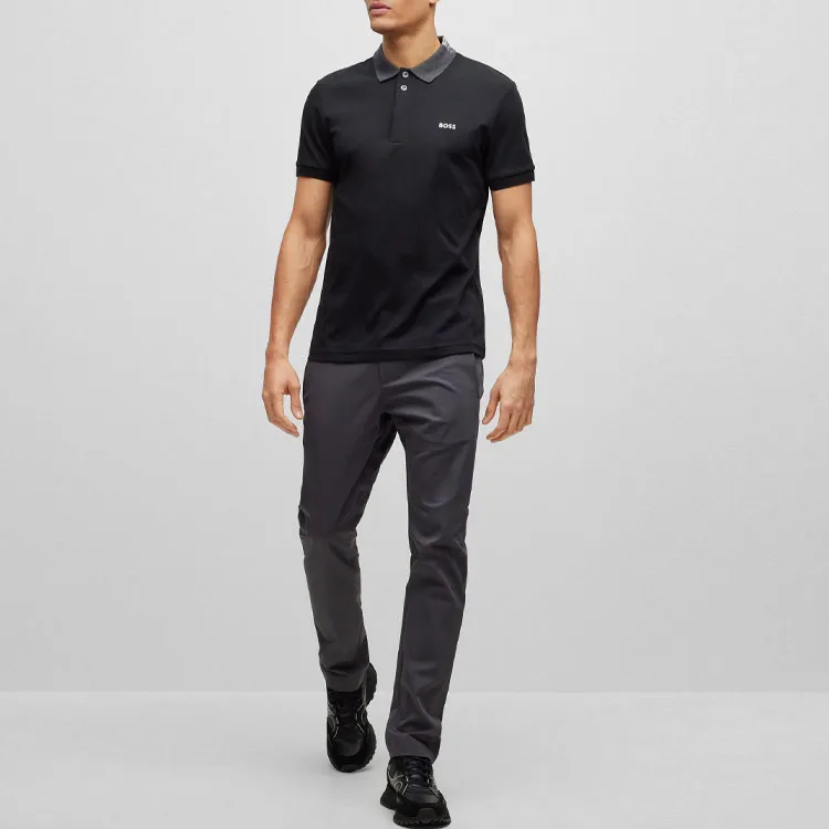 HUGO BOSS Polo Shirts Men Black-1