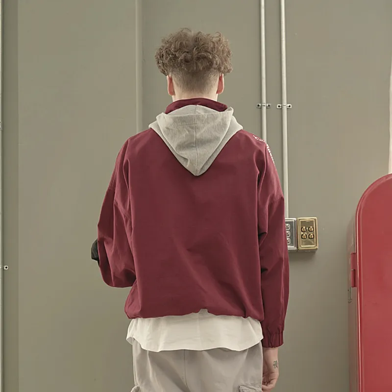STNW Jackets Unisex Burgundy-3