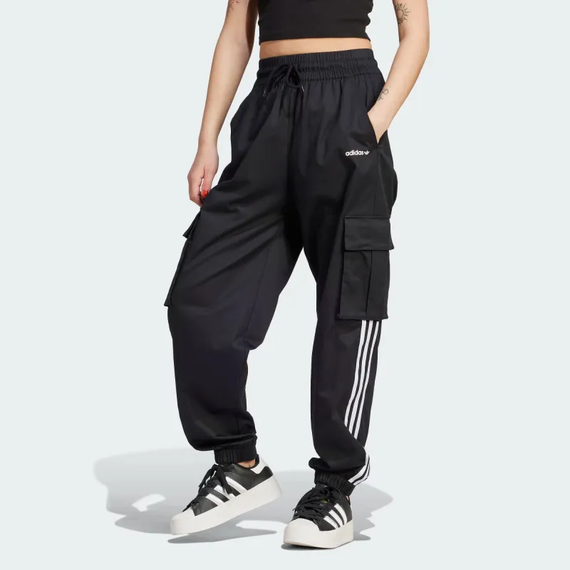 Adidas Originals CARGO PANTS Knitted Sports Pants Women's Black-1