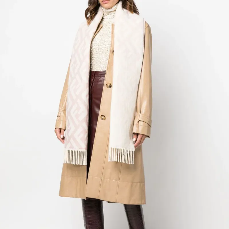 FENDI Cashmere Knit Scarves Women's-1