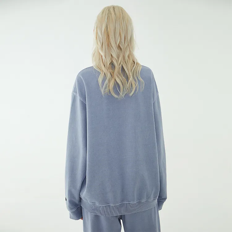 Diadora Sweatshirts Unisex Blue-2
