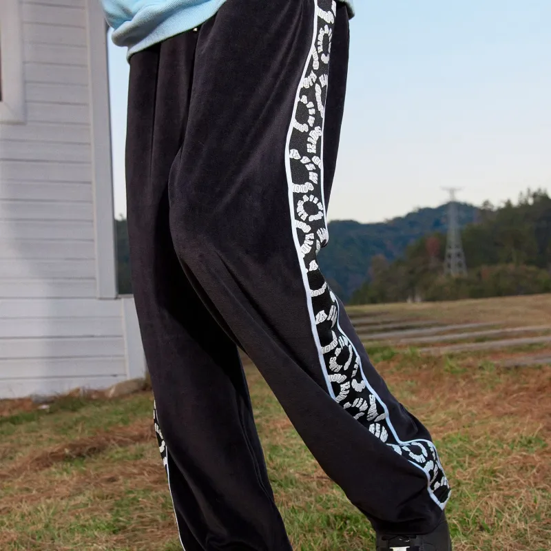 AFGK Casual Pants Men Black-2