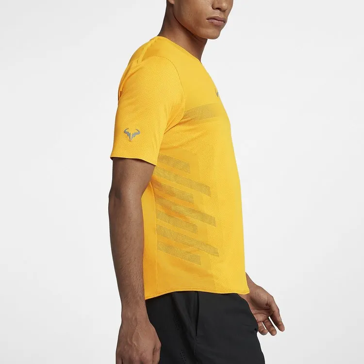 Nike T Shirts Men Yellow-3