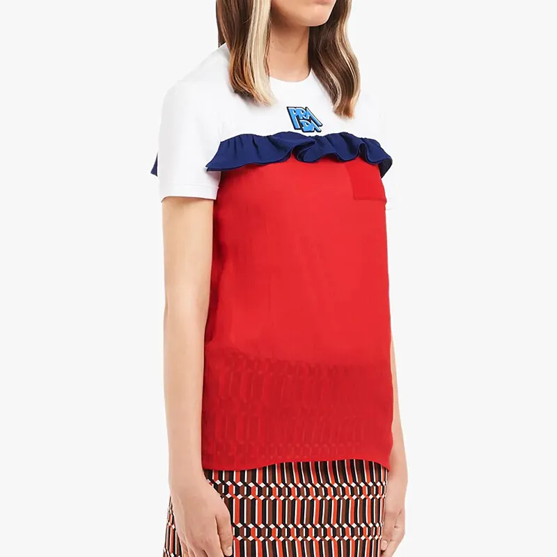 PRADA Regular T-Shirt Women's Red-3