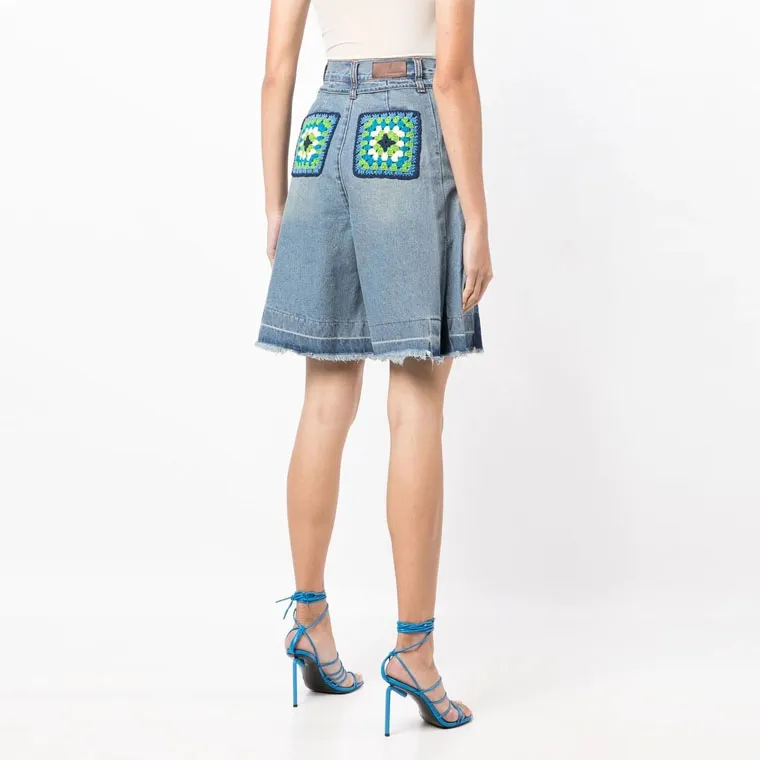 ANDERSSON BELL Denim Shorts Women's Blue-2
