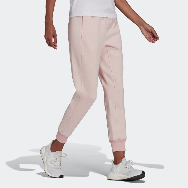 Adidas Knitted Sweatpants Women's Pink-3