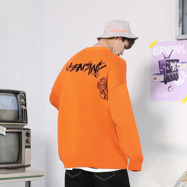 GENANX Sweaters Unisex-4