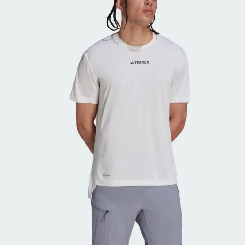 Adidas T Shirts Men White-1