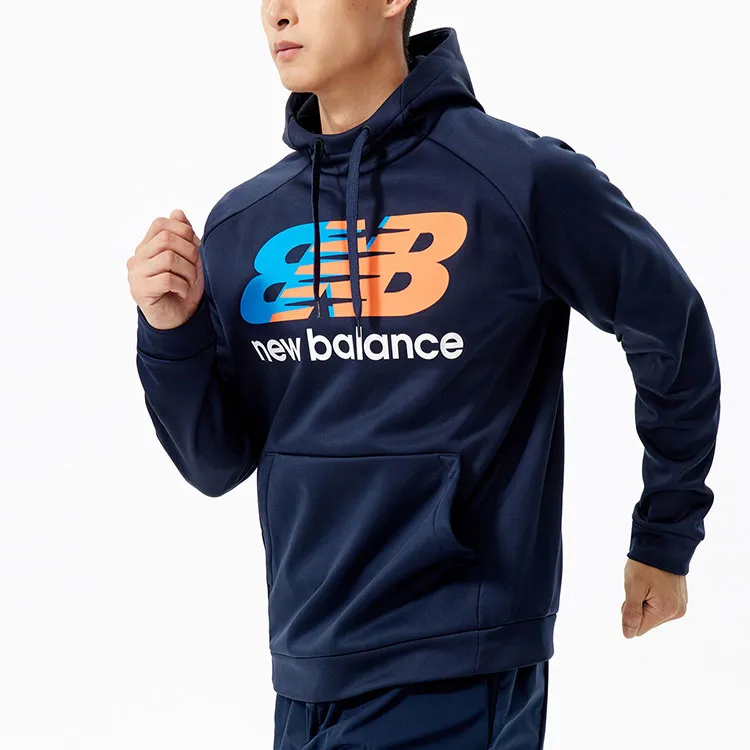 New Balance Sweatshirts Men Dark Blue-3