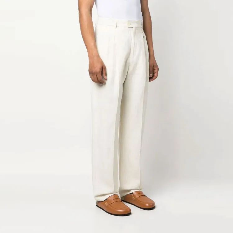 Jacquemus Casual Pants Men White-3