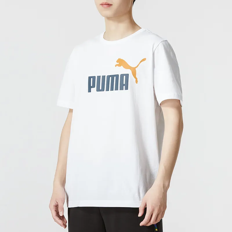 PUMA Drop Shoulder Sleeve T Shirt Men's White-3