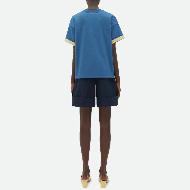 Bottega Veneta T Shirts Women's Surfing Blue-2