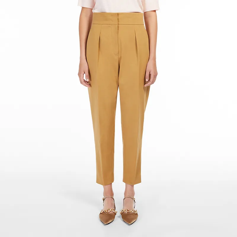 MaxMara Studio Casual Pants Women's Brown-3