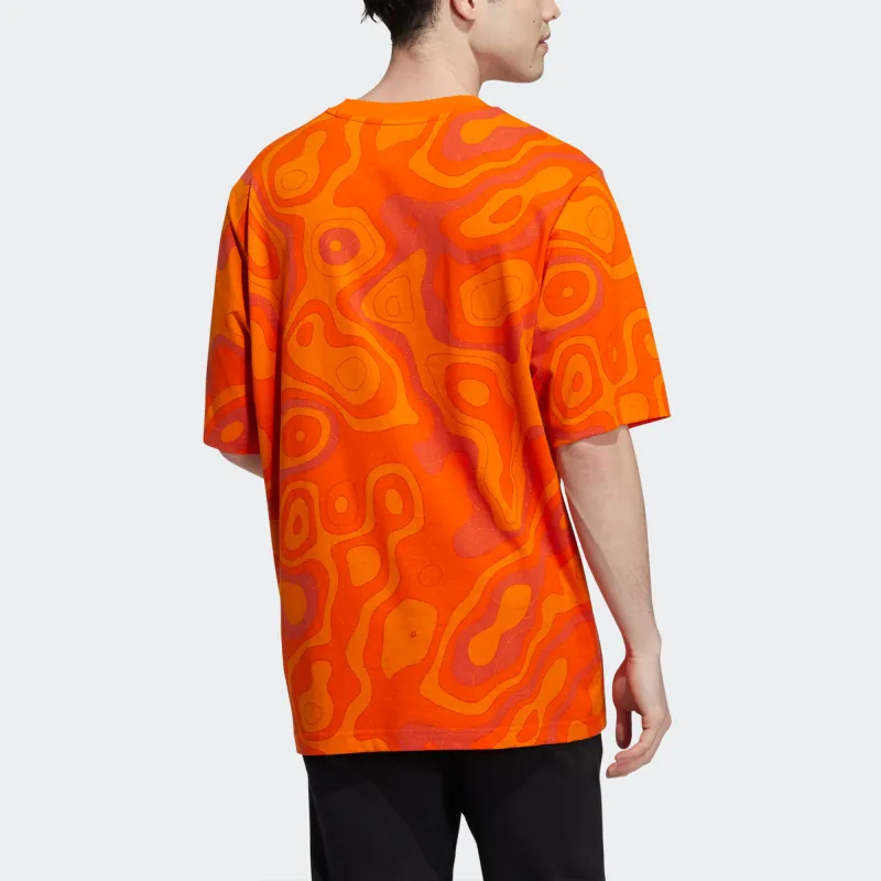 Adidas Neo T Shirt Men's Orange-3