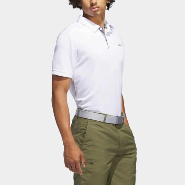 Adidas Polo Shirts Men White-3
