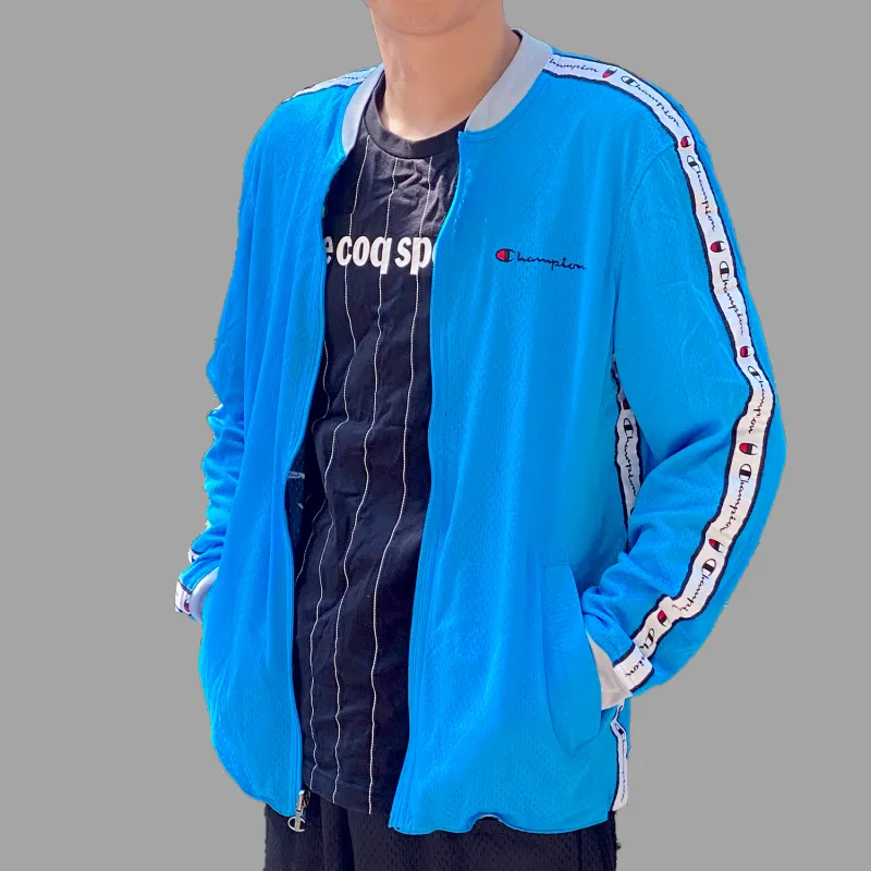 Champion Jacket US Version Unisex Sky Blue-5