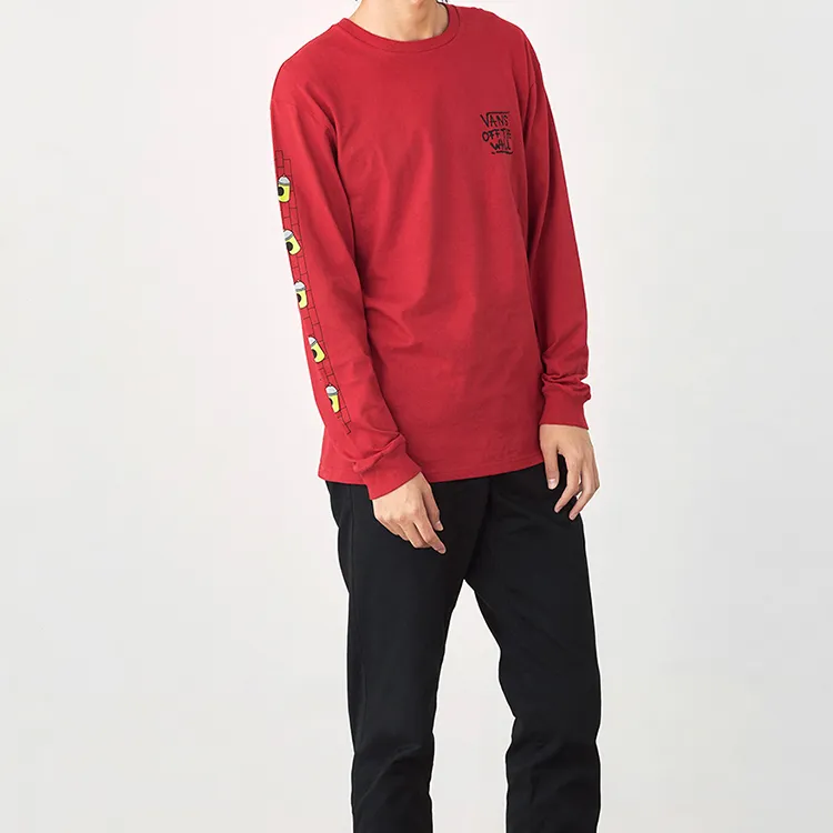 Vans Simpson Crossover T Shirts Men Red-3
