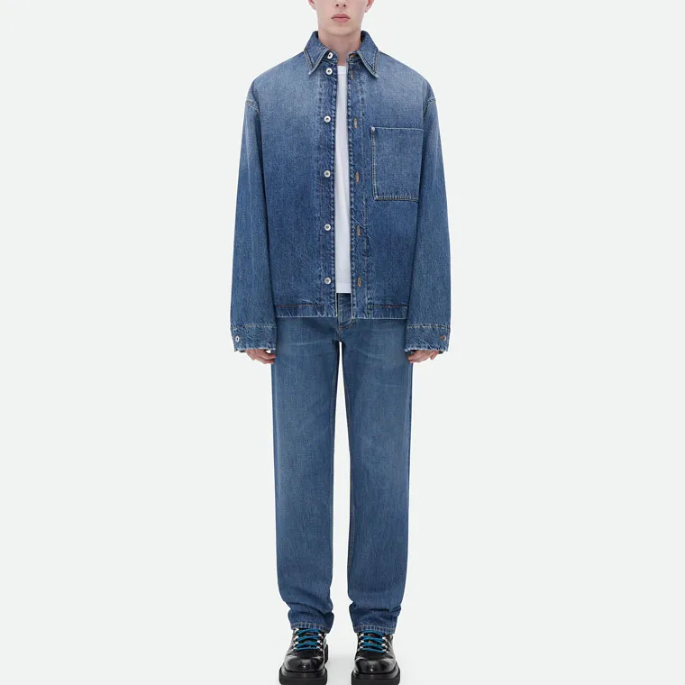 Bottega Veneta Button-Up Denim Jacket-2