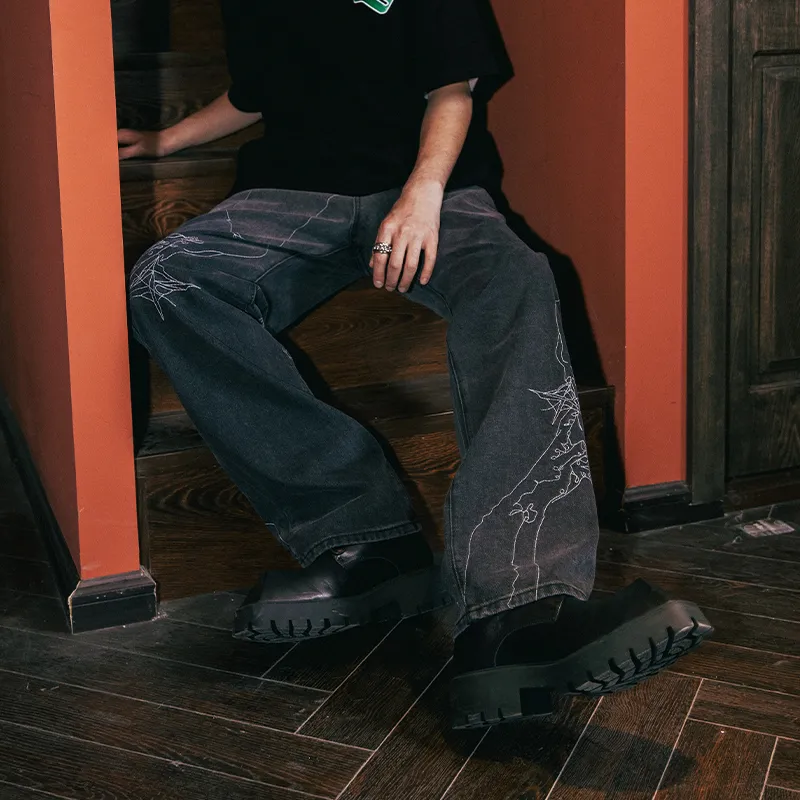 GRKC Straight Jeans Fall Unisex Black-3