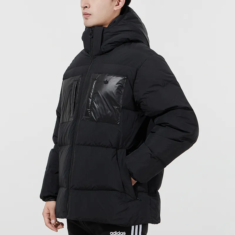 Adidas Originals DOWN REGEN PUFF Down Jacket Winter Men's Black-4