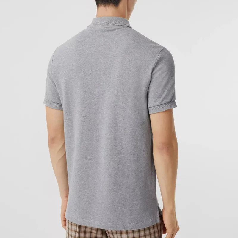 Burberry Polo Shirt Men's Light Gray-2
