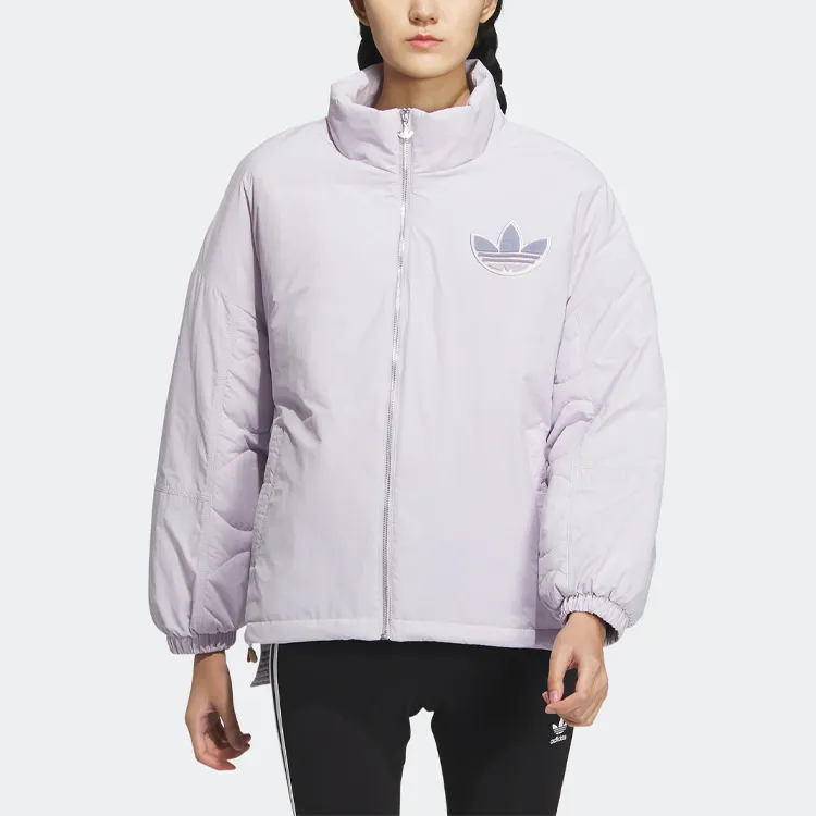 Adidas Originals Puffer Jacket Women's Pink White-1