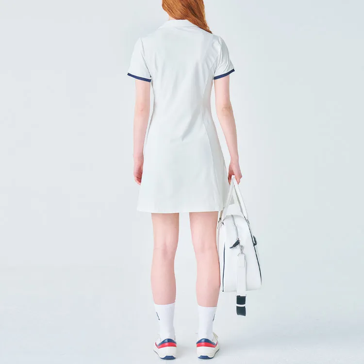 FILA Short Sleeved Dresses Women's White-3