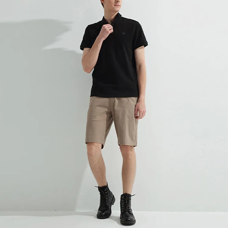 GUESS Polo Shirts Men Black-1