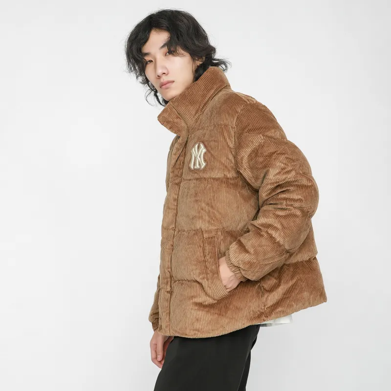 MLB Down Jacket Winter Unisex Dark Beige-4